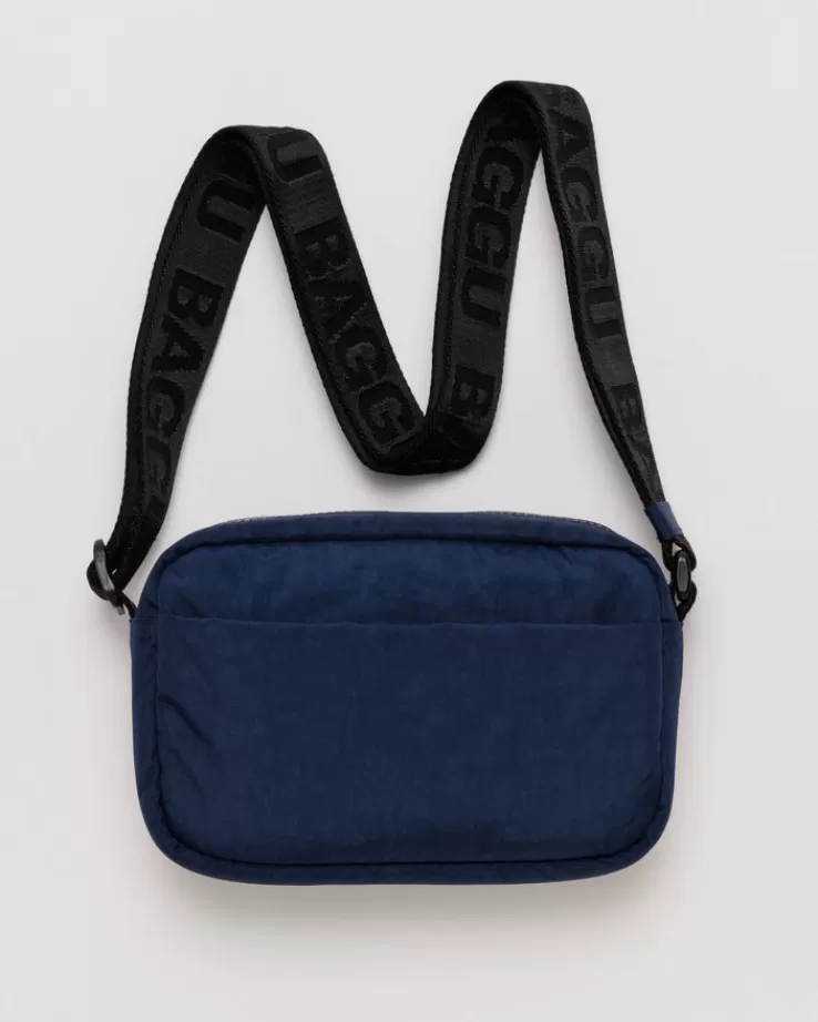 Baggu Camera Crossbody : Navy - | Crossbody Bags