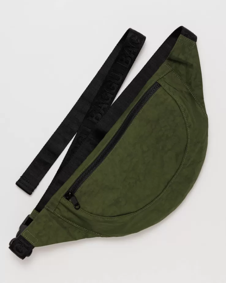 Baggu Crescent Fanny Pack : Bay Laurel - | Travel