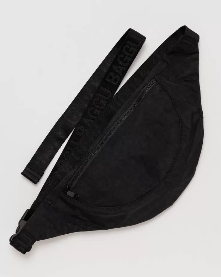 Baggu Crescent Fanny Pack : Black - | Travel