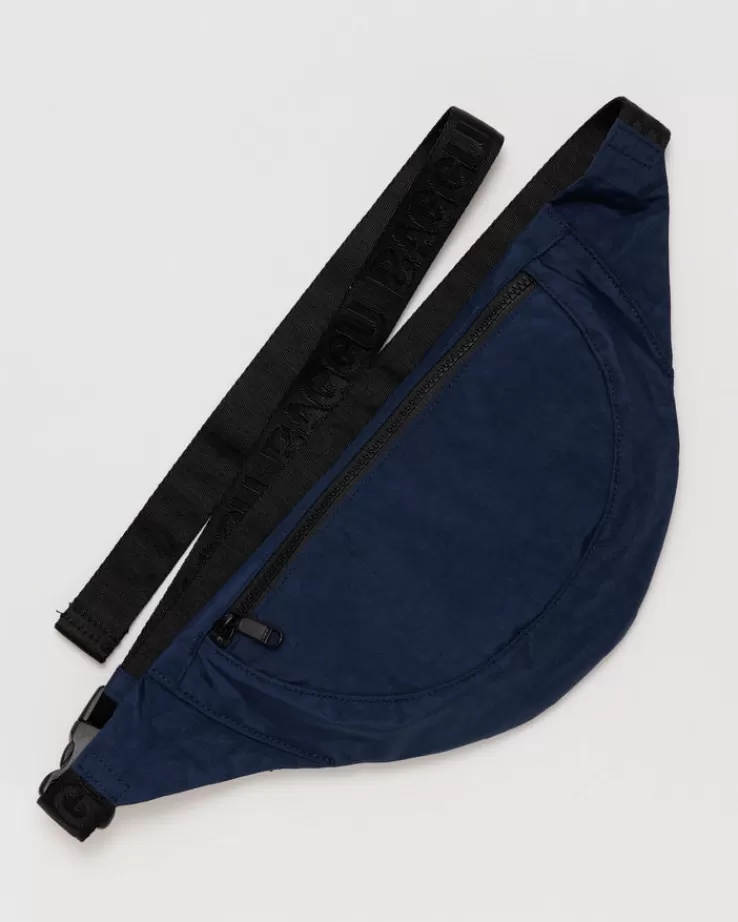 Baggu Crescent Fanny Pack : Navy - | Travel