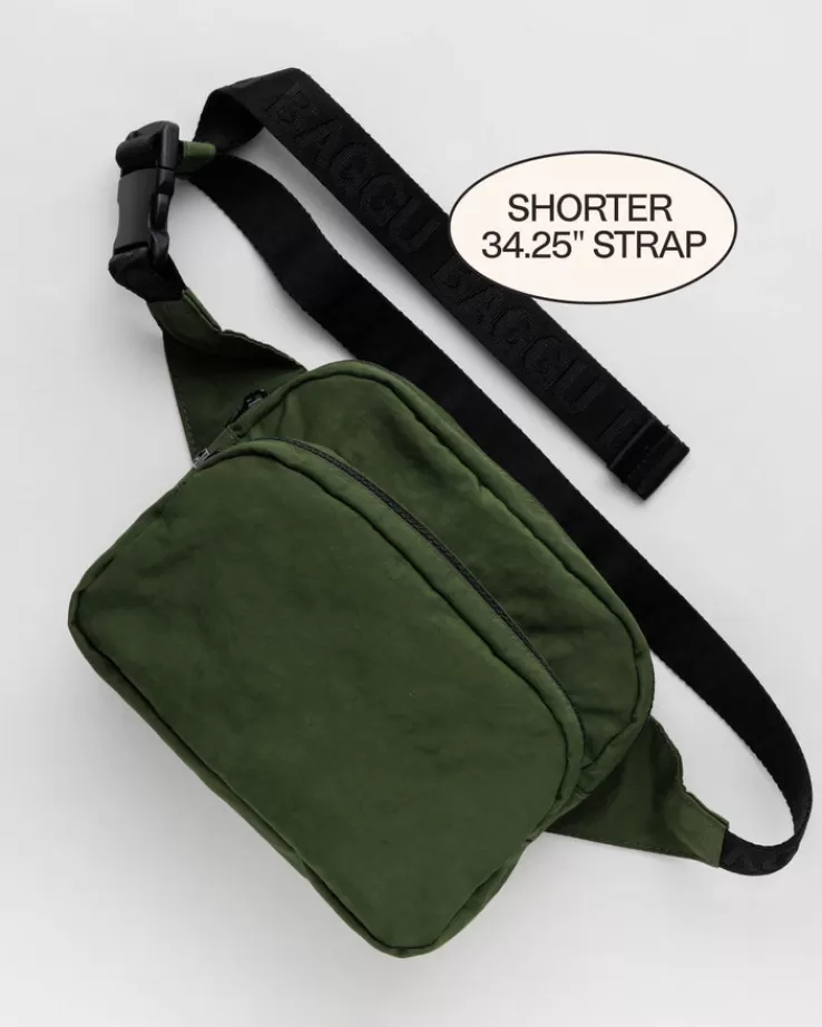 Baggu Fanny Pack : Bay Laurel - | Travel