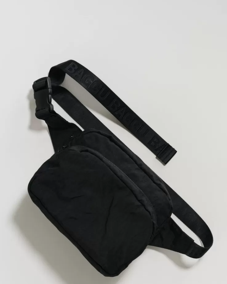 Baggu Fanny Pack : Black - | Travel