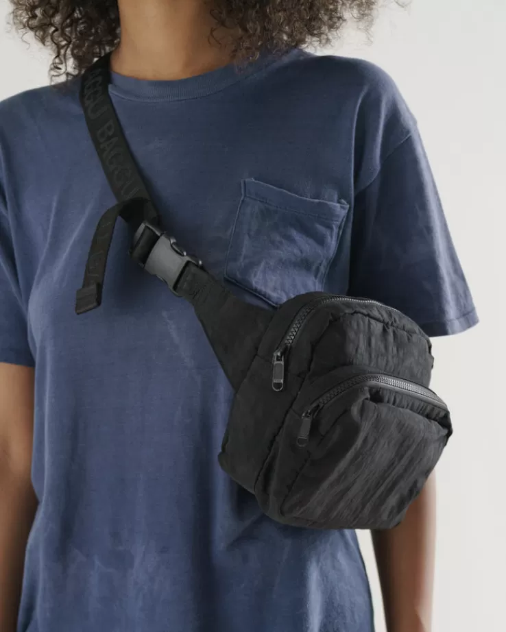 Baggu Fanny Pack : Black - | Travel