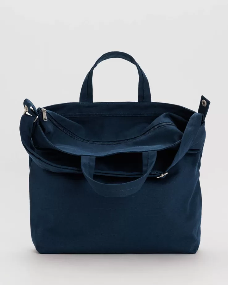 Baggu Horizontal Zip Duck Bag : Navy - | Totes