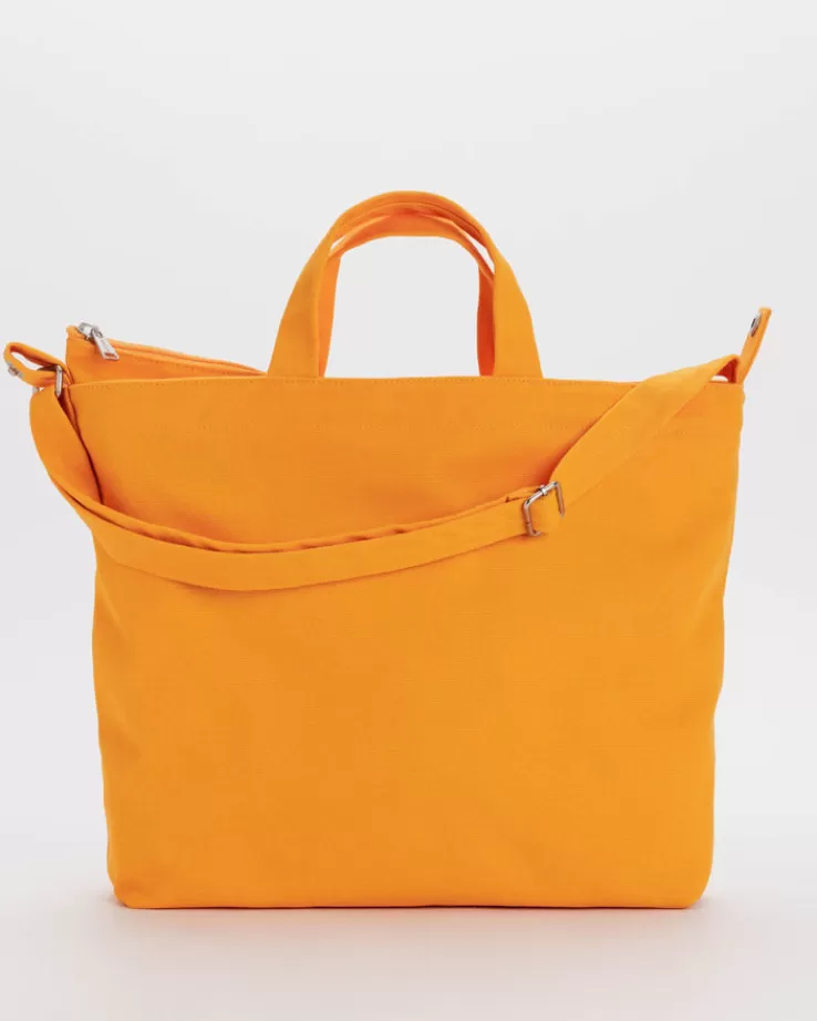 Baggu Horizontal Zip Duck Bag : Tangerine - | Totes