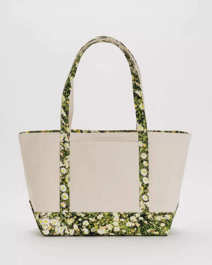 Baggu Medium Heavyweight Canvas Tote : Daisy - | Totes