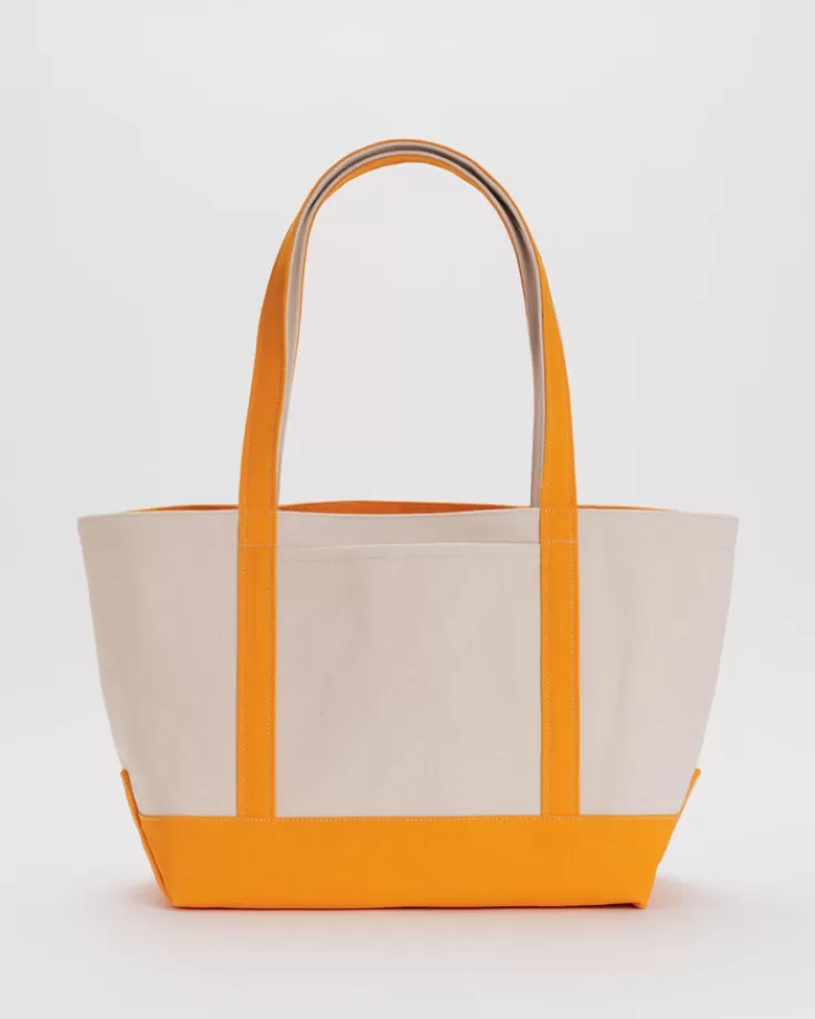 Baggu Medium Heavyweight Canvas Tote : Tangerine - | Totes