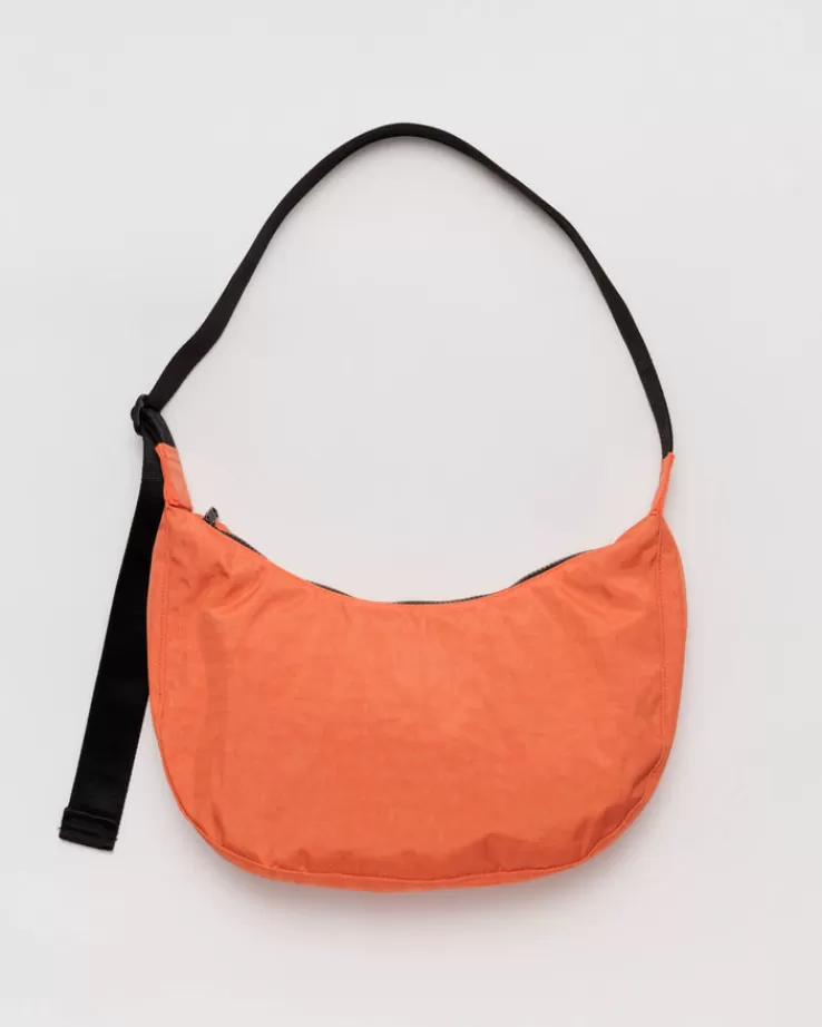 Baggu Medium Nylon Crescent Bag : Nasturtium - | Purses