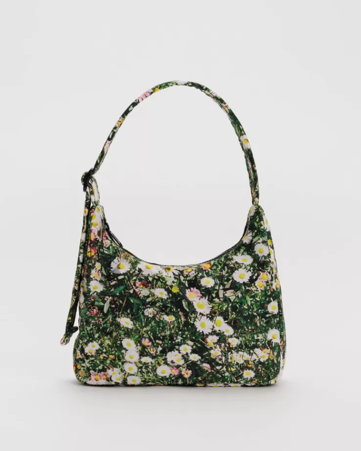 Baggu Mini Nylon Shoulder Bag : Daisy - | Purses