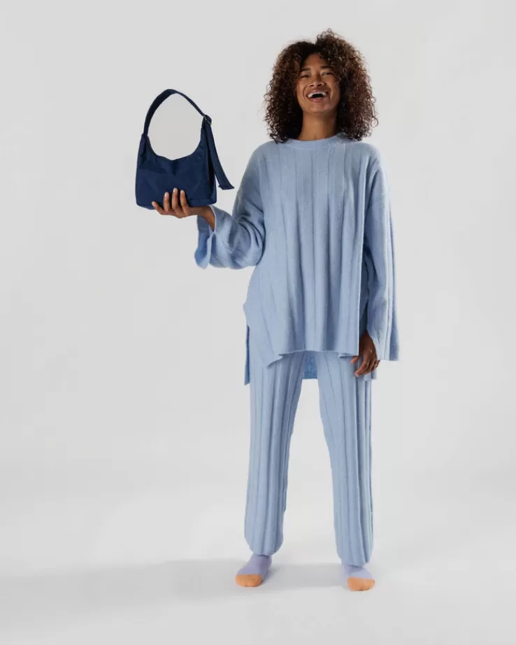 Baggu Mini Nylon Shoulder Bag : Navy - | Purses