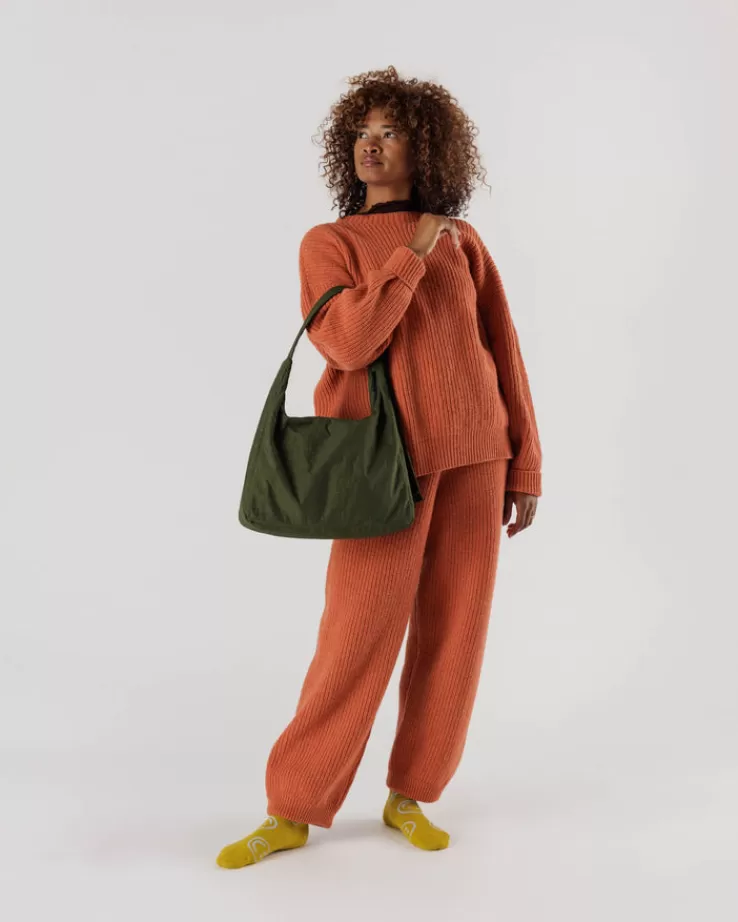 Baggu Nylon Shoulder Bag : Bay Laurel - | Purses