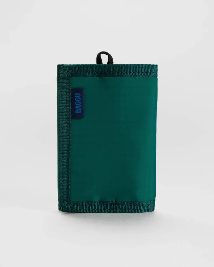 Baggu Nylon Wallet : Malachite Mix - | Wallets