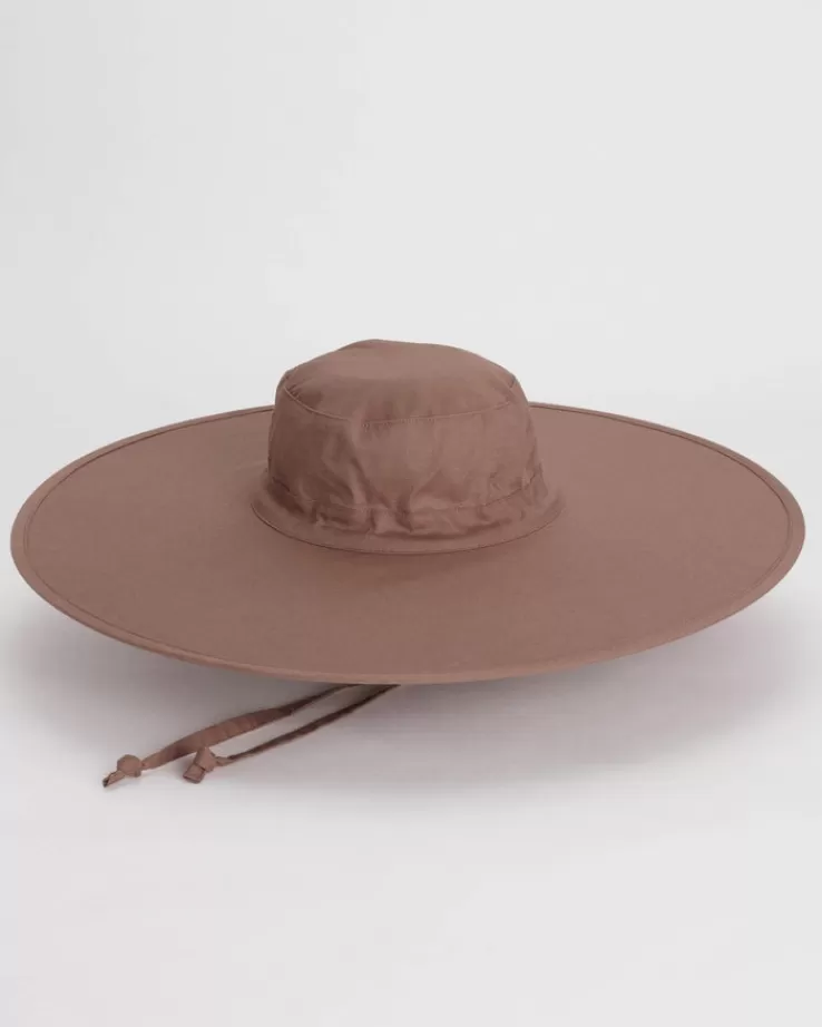 Baggu Packable Sun Hat : Cocoa - | Hats