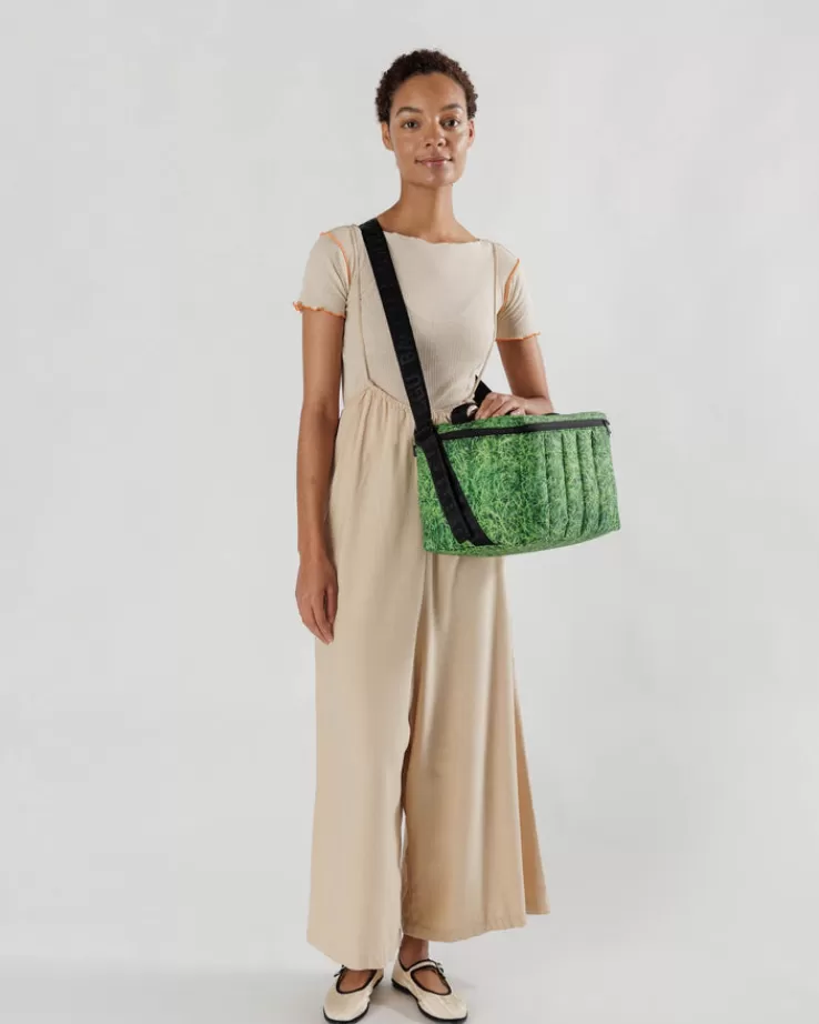 Baggu Puffy Cooler Bag : Grass - | Lunch Bags & Coolers