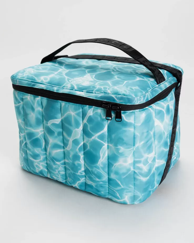 Baggu Puffy Cooler Bag : Pool - | Lunch Bags & Coolers