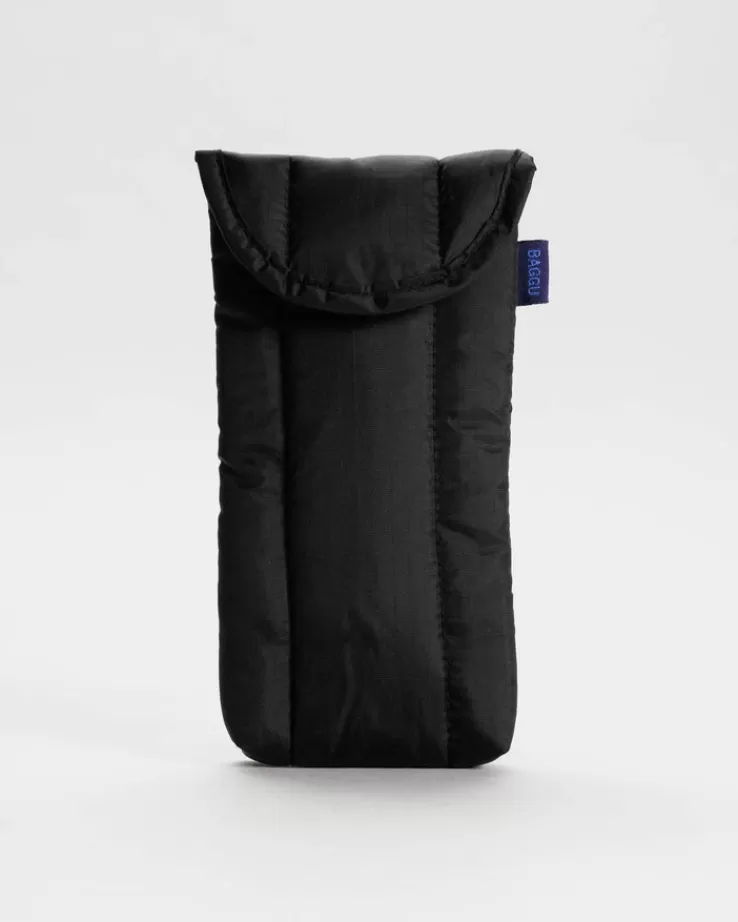 Baggu Puffy Glasses Sleeve : Black - | Cases & Sleeves