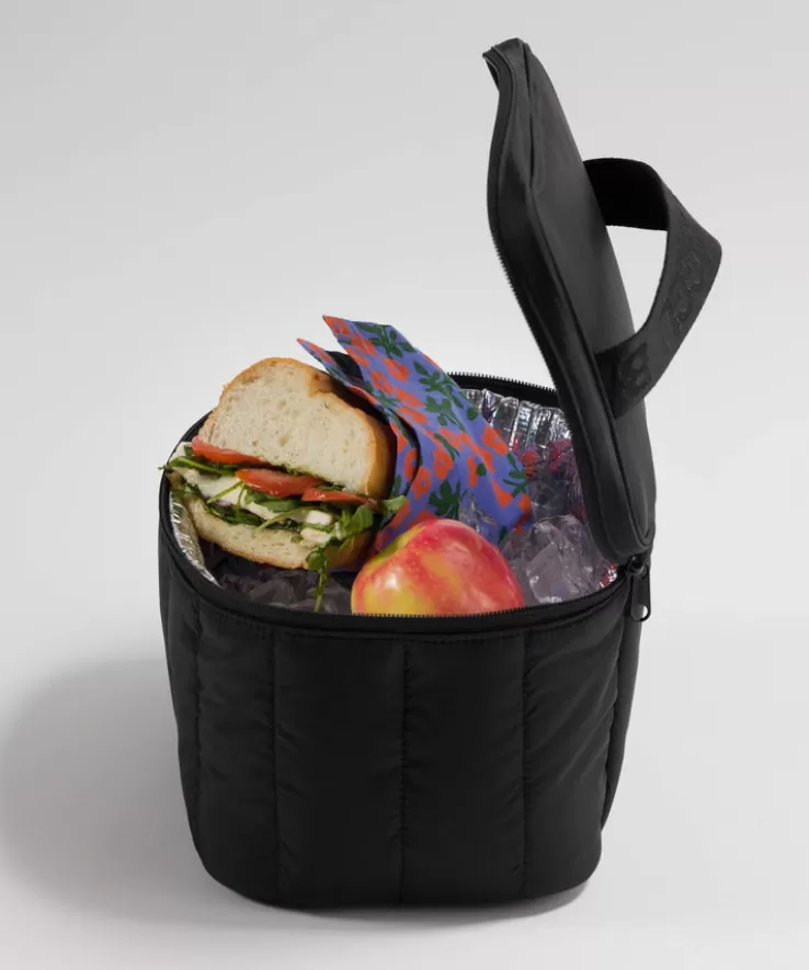 Baggu Puffy Lunch Bag : Black - | Lunch Bags & Coolers