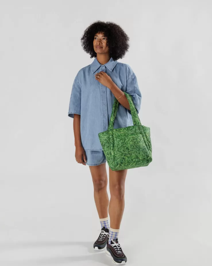 Baggu Puffy Mini Tote : Grass - | Totes