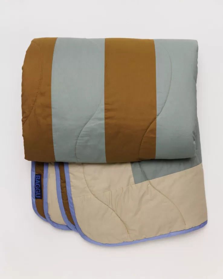 Baggu Queen Quilt : Cream Block - | Quilts