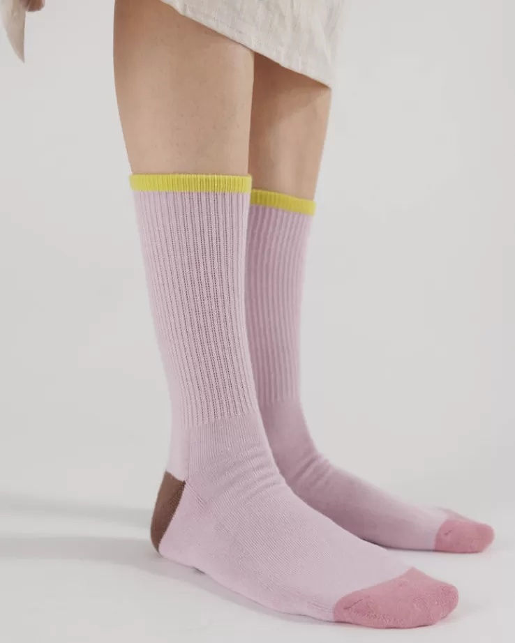 Baggu Ribbed Sock : Blossom Mix - | Socks